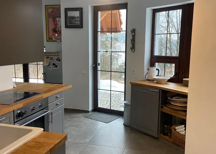 度假居 Nowoczesny Dom W Gorach Z Widokiem Na Nature Jerzykowice Wielkie